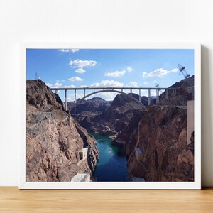 Hoover Dam Printable Wall Art, Digital Download