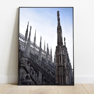 Duomo di Milano in Milan Printable Wall Art, Digital Download