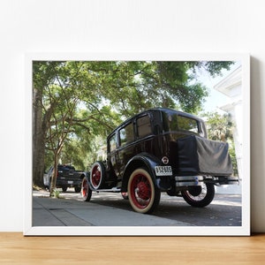 Car in Charleston Printable Wall Art, Digital Download