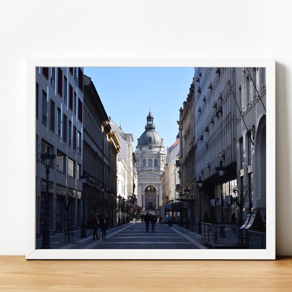 Saint Stephen's Cathedral in Budapest Printable Wall Art, Digital Download