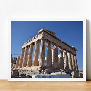 Parthenon in Athen druckbare Wandkunst, digitaler Download