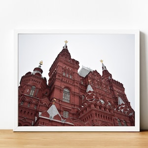 Red Square in Moscow Printable Wall Art, Digital Download