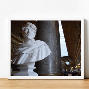 Statue in Versailles Printable Wall Art, Digital Download