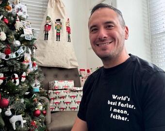 World's Best Farter I Mean Father T Shirt, Funny Fathers Day Gift, Humor Gift for Men, Husband Shirt, Funny Dad Shirt, Father Shirt