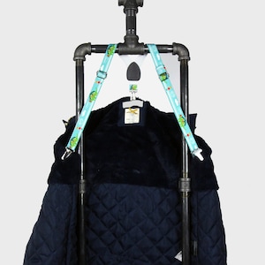 Dino Robot Jacket Carrier Straps: Hands-Free Adjustable Clips