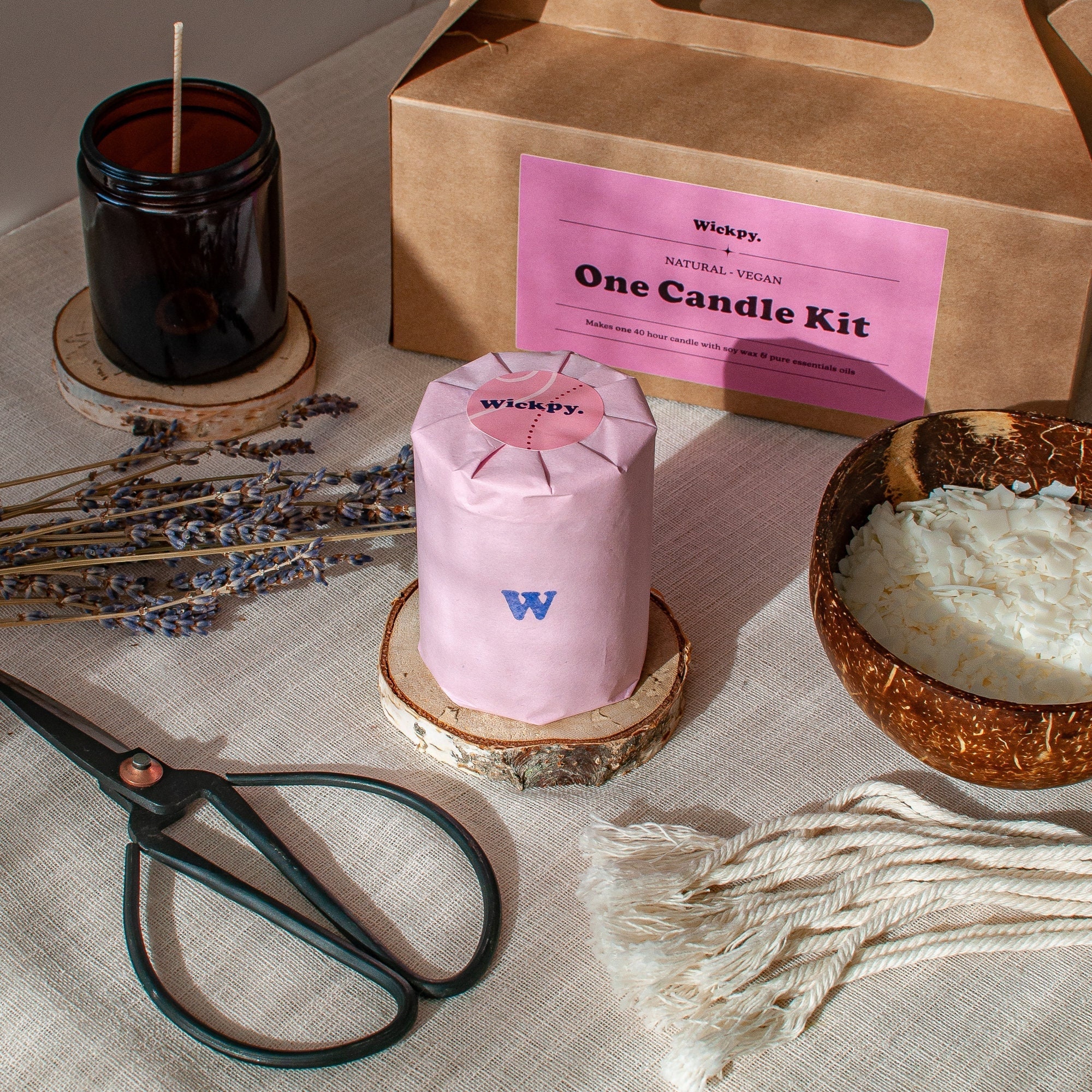 Candle Making Starter Kit Ecofriendly Vegan Soy Craft Kit Etsy UK