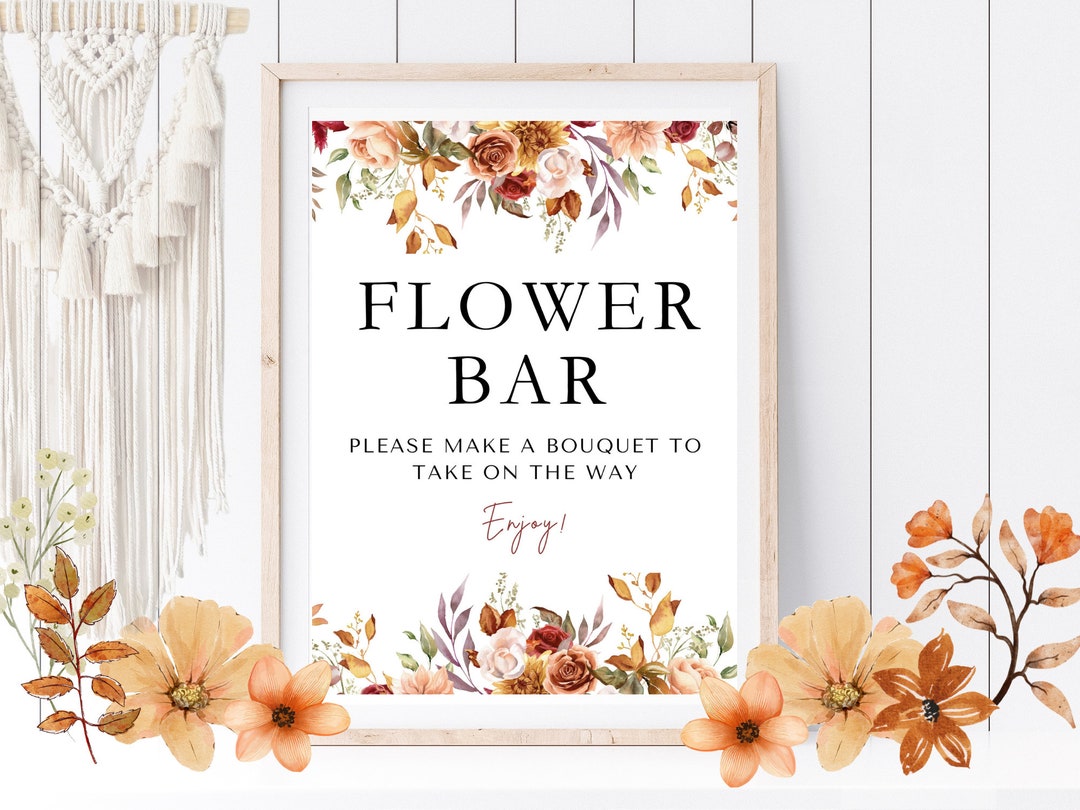Flower Bar Sign Printable Flower - Il 1080xN.5531826214 Jp9a 