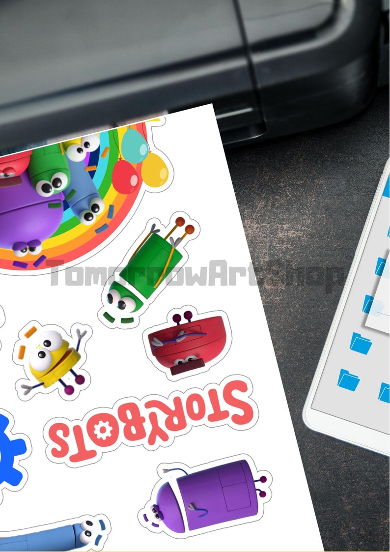 Printable Storybots Birthday Cake Topper Storybots Template | Etsy