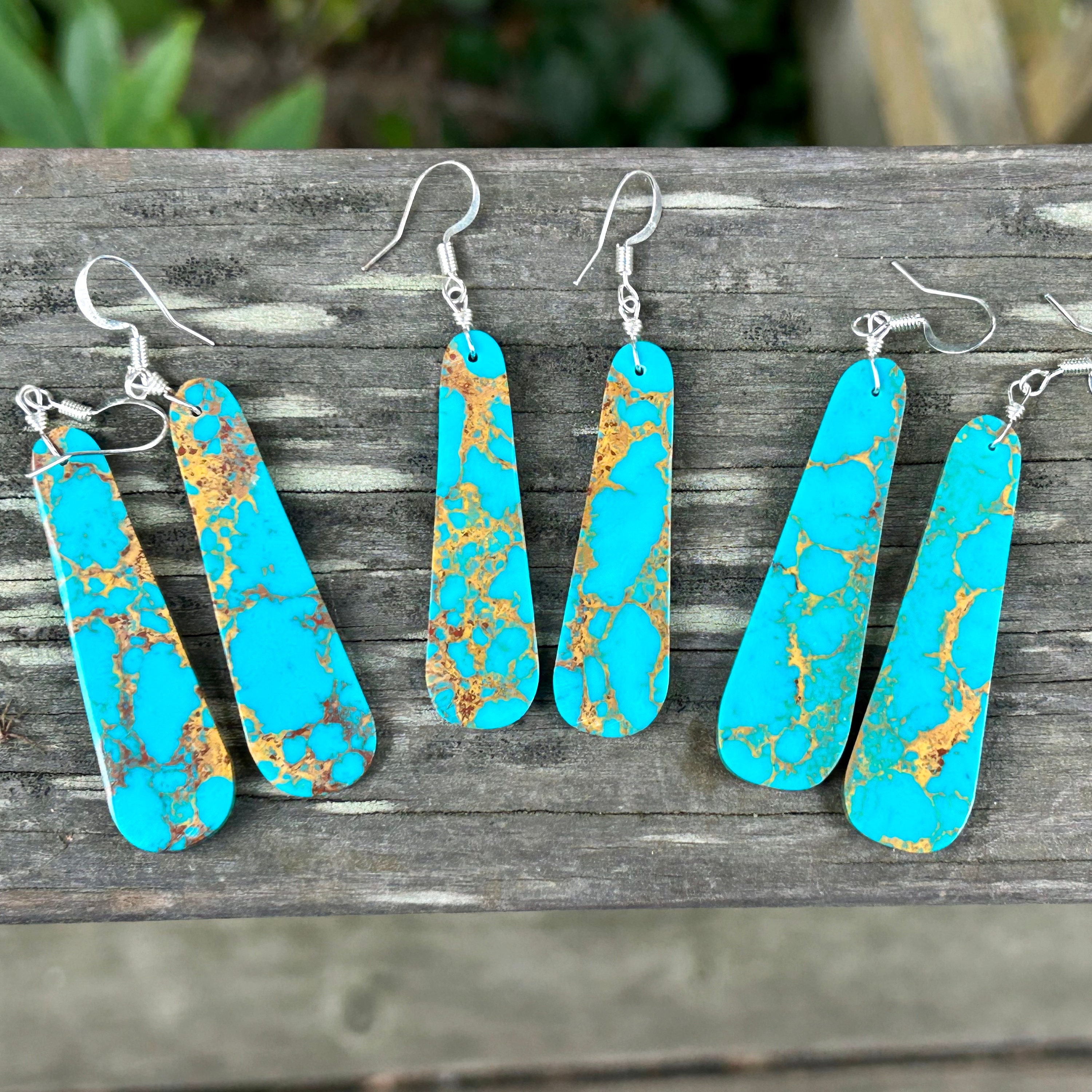 Slab earrings shop
