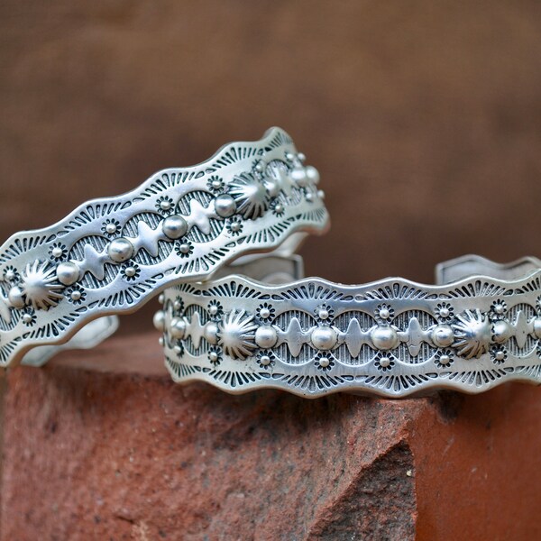 Silver "C" Cuff Bracelet Western Bracelet Silver Bracelet Western Jewelry
