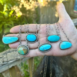 Glorious Native American Navajo Signed Kingman Turquoise Sterling Silver Dreamcatcher Pendant Glorious Native American Navajo Signed Kingman Turquoise Sterling Silver Dreamcatcher Pendant