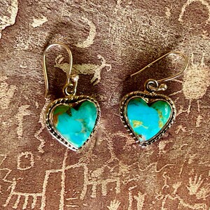 Boucles d'oreilles clous style sud-ouest turquoise creuse argent ... - eBay