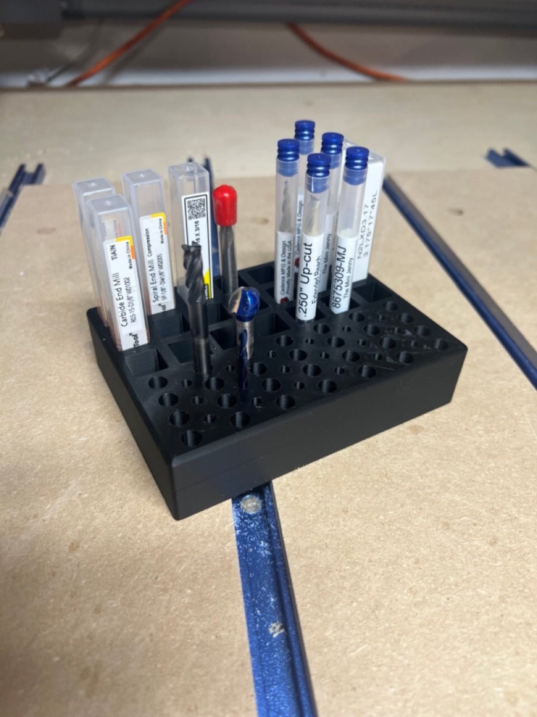 CNC Bit Organizer Tray (3D STL File) - Etsy