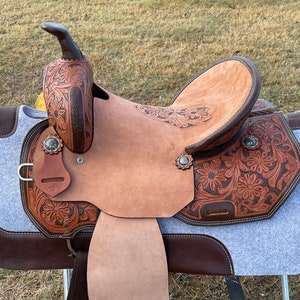 Adults Western Horse Barrel Saddle 15 15 5 Etsy Australia Adults Western Horse Barrel Saddle 15 15 5 Etsy Australia