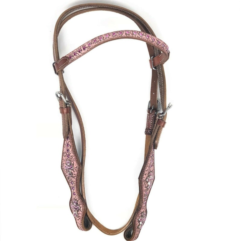 Headstall and Breast Collar Set Leather Etsy