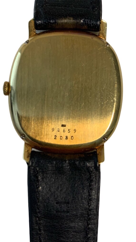 Chapado en Laton ゴールド　Mgs- 18 Vintage Chopard Automatic 18k Gold Watch With Leather Band