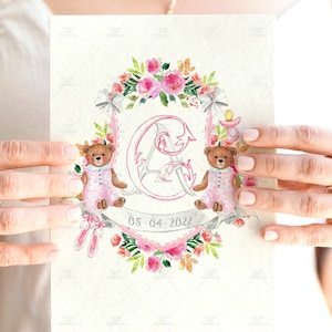 Custom Baby Crest Custom Newborn Crest Custom Baby Girl Crest Custom Baby Boy Crest Custom Family Crest Nursery Crest
