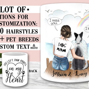 Custom Dog Memorial Mug Personalized Custom Pet Mug Personalized Dog Mom Mug Dog Lover Mug Dog Mom Gift For Dog Mom Dog Owner Mug Dog Gift