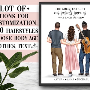 Personalized Siblings Portrait Custom Siblings Portrait Custom Sibling Gift Sibling Gift Custom Sisters Print Sibling Gift
