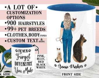 Custom Veterinarian Mug Custom Vet Mug Veterinary Graduation Gift Vet Tech Gift Vet Tech Mug Custom Veterinary Mug Custom Graduation Mug