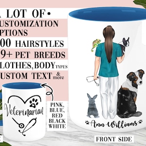 Custom Veterinarian Mug Custom Vet Mug Veterinary Graduation Gift Vet Tech Gift Vet Tech Mug Custom Veterinary Mug Custom Graduation Mug