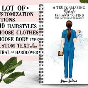 Custom Midwife Notebook, Personalized Midwife Notebook, Midwife Gifts, Midwifery Student Planner, Custom Midwife Planner, Midwife