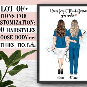 Custom Medical Team Print, Nurse Team Print, Custom Nurse Print, Personalized Nurse Print, Nurse Squad Print, Nurse Gifts, Doctor Print