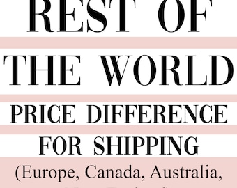 Price Difference For Shipping Outside US
