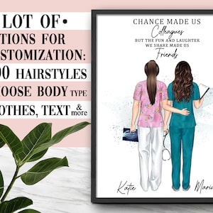 Personalized Medical Team Print: Custom Nurse Doctor Gift (Digital File)