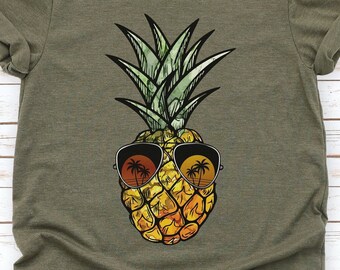 Pineapple Shirt, Shirts for Women, Graphic Tees, Foodie Shirt, Summer Shirt, Cute Pineapple T Shirt, Gift for Her, Gifts, Pineapple Lover