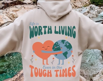 Anxiety Hoodie Therapist Hoodie Mental Health Hoodie Anxious Mom Emotional Hoodie Self Care Hoodie Depression Positive Self Love Hoodie