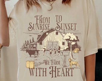 Funny Farming Shirt, Farm Life Shirt,  Gift For Farmer, Cow Farm Shirt, Farmers Market Shirt, Farm Family Shirt, Farm Girl Shirt
