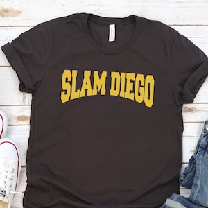 Slam Diego Baseball Fan Shirt, Mens Womens Jersey T Shirt, San Diego Baseball, Gift for Boyfriend, Gift for Husband, Summer 2021, Grand Slam