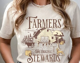 Funny Farming Shirt, Farm Life Shirt,  Gift For Farmer, Cow Farm Shirt, Farmers Market Shirt, Farm Girl Shirt, Farm Family Shirt