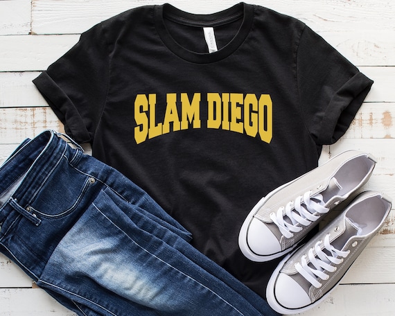 AmazinglyDesign Slam Diego Baseball Fan Shirt, Mens Womens Jersey T Shirt, San Diego Baseball, Gift for Boyfriend, Gift for Husband, Summer 2021, Grand Slam