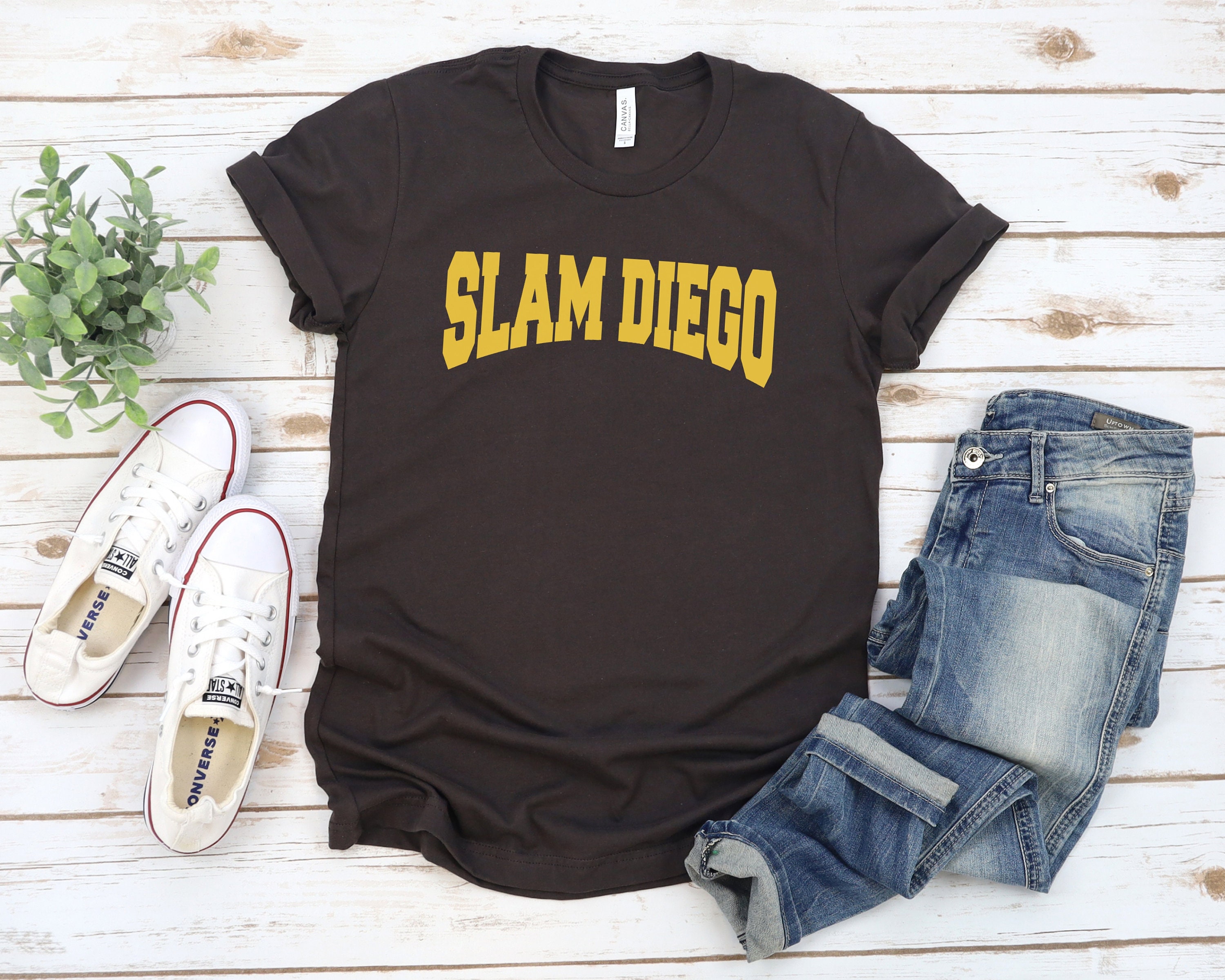 AmazinglyDesign Slam Diego Baseball Fan Shirt, Mens Womens Jersey T Shirt, San Diego Baseball, Gift for Boyfriend, Gift for Husband, Summer 2021, Grand Slam