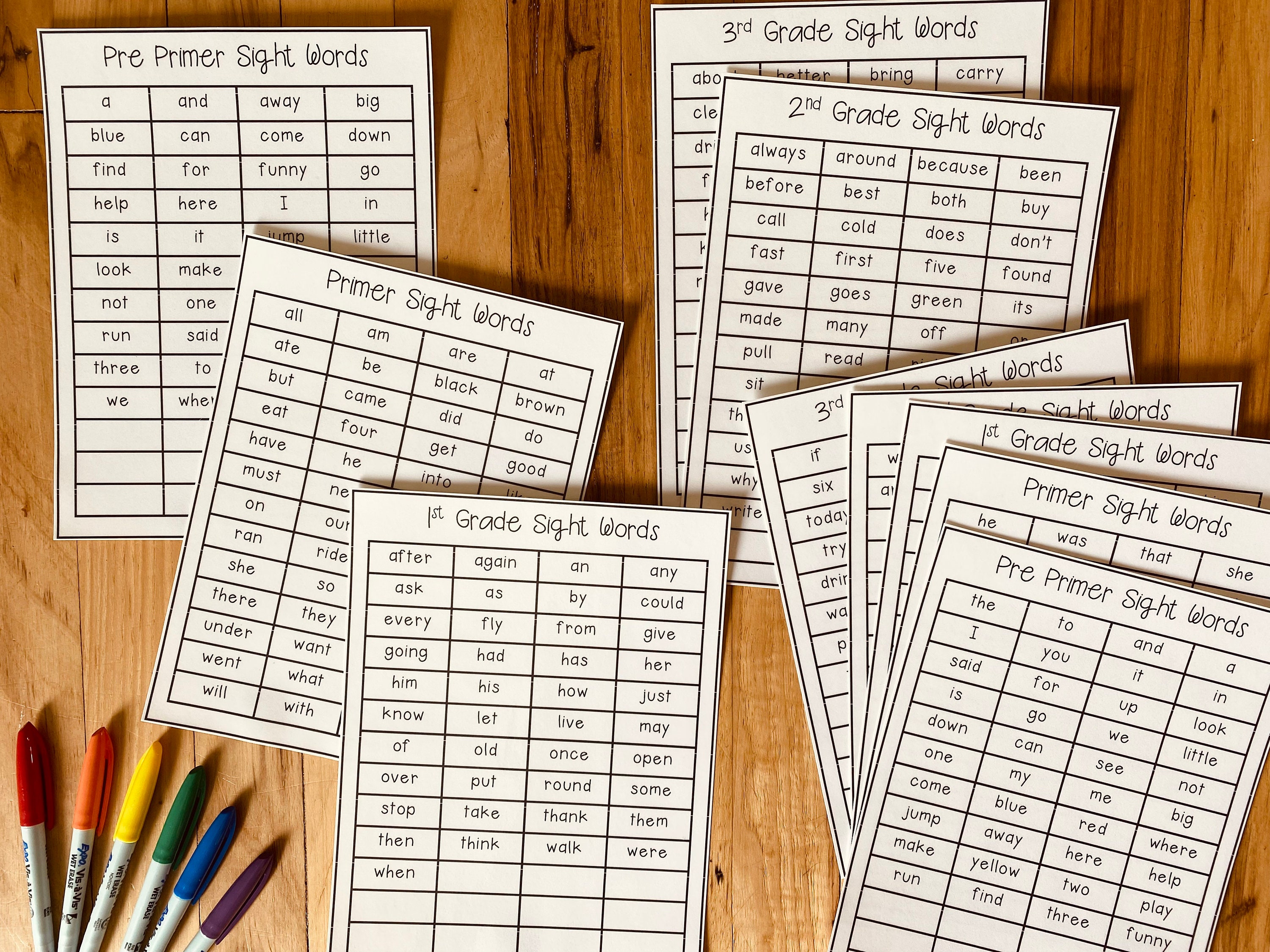 Phonics Learning Pack - Sight Words - Etsy