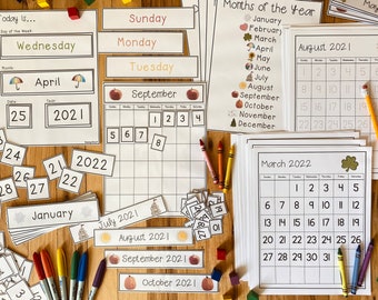 Calendar Basics Pack (2024-2025 and updated annually)
