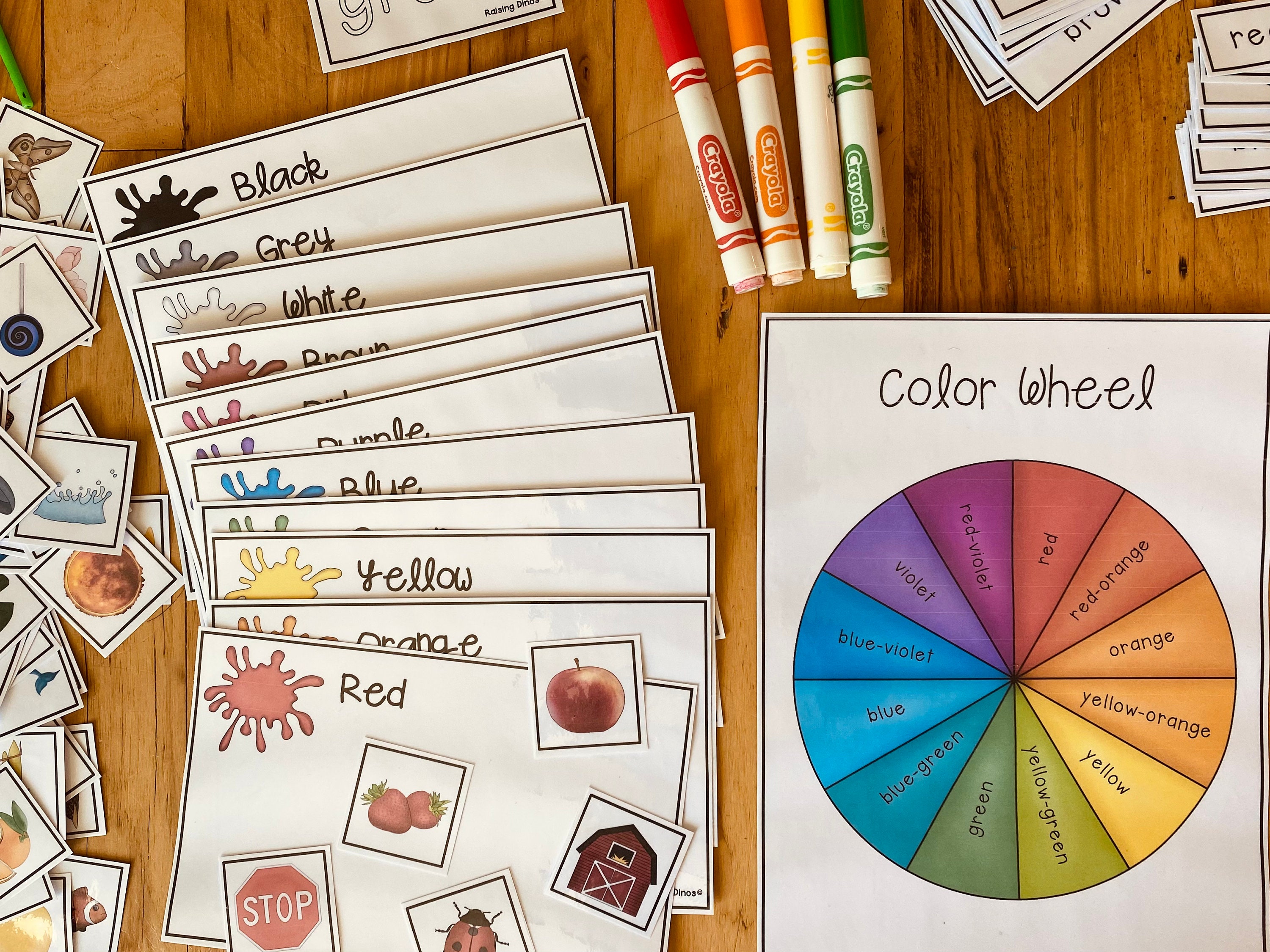 Color Theory Unit (color Wheel for Littles) - Etsy