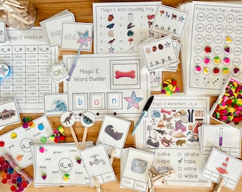 Phonics Learning Pack - All About Magic E