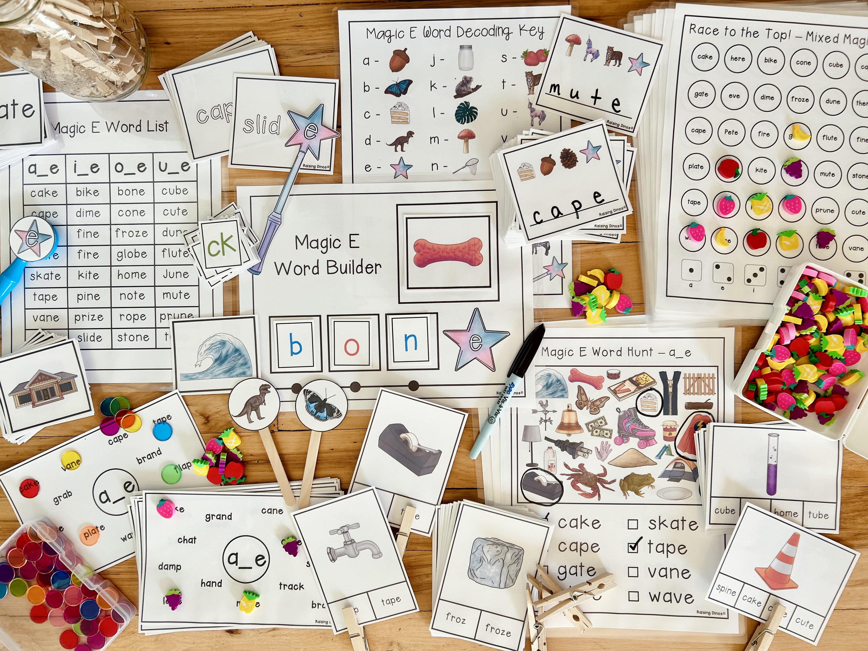 Phonics Learning Pack - All About Magic E