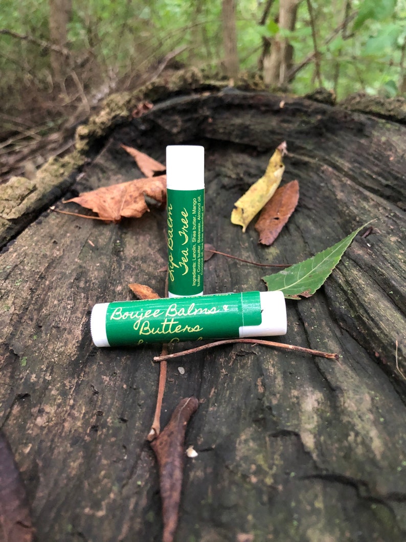 Tea Tree essential oil moisturizing lip balm lanolin lip Etsy