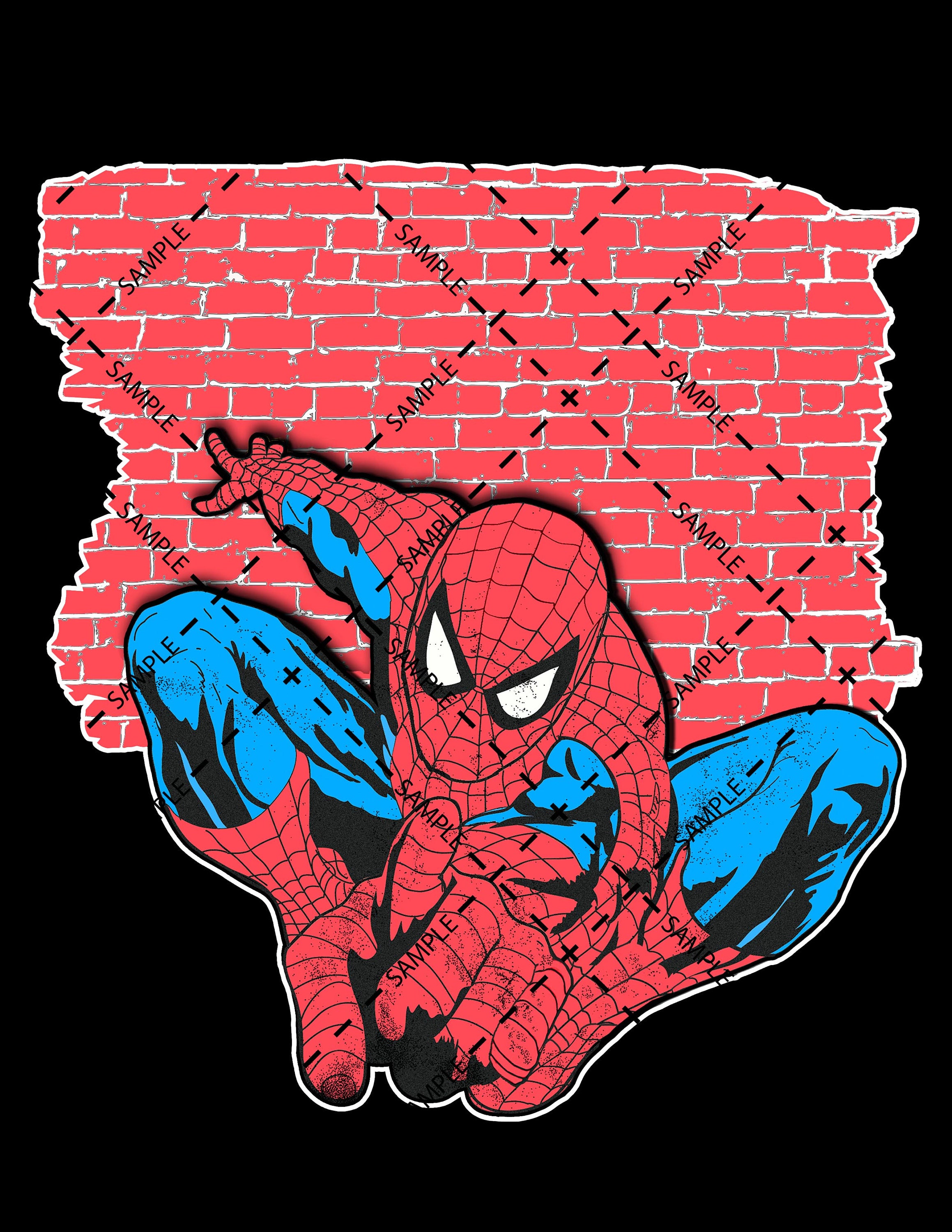 Spiderman apuntando PNG - Etsy España