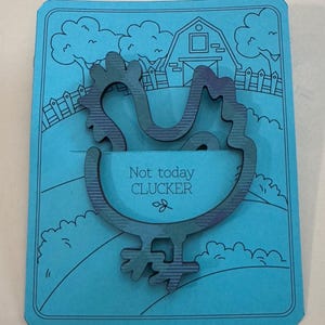 Chicken shaped bookmark