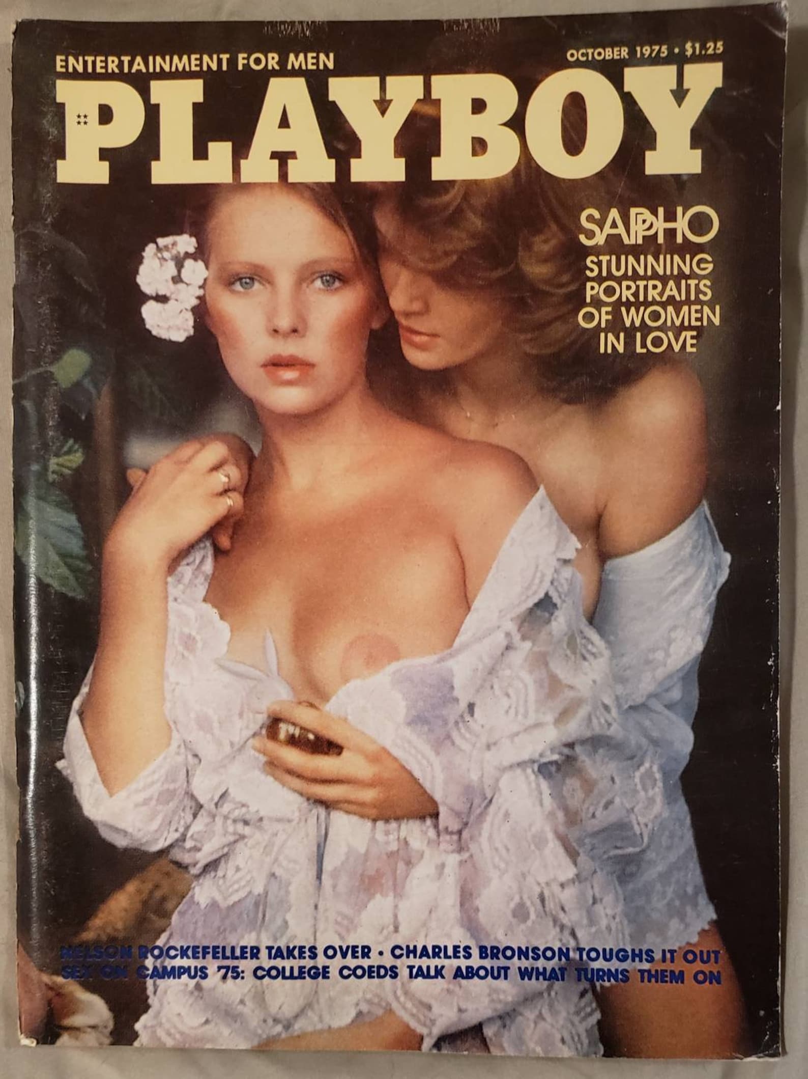 Vintage 1975 Playboy magazines all months please read October 1975.