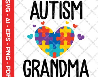 Download Autism Grandma Svg Etsy