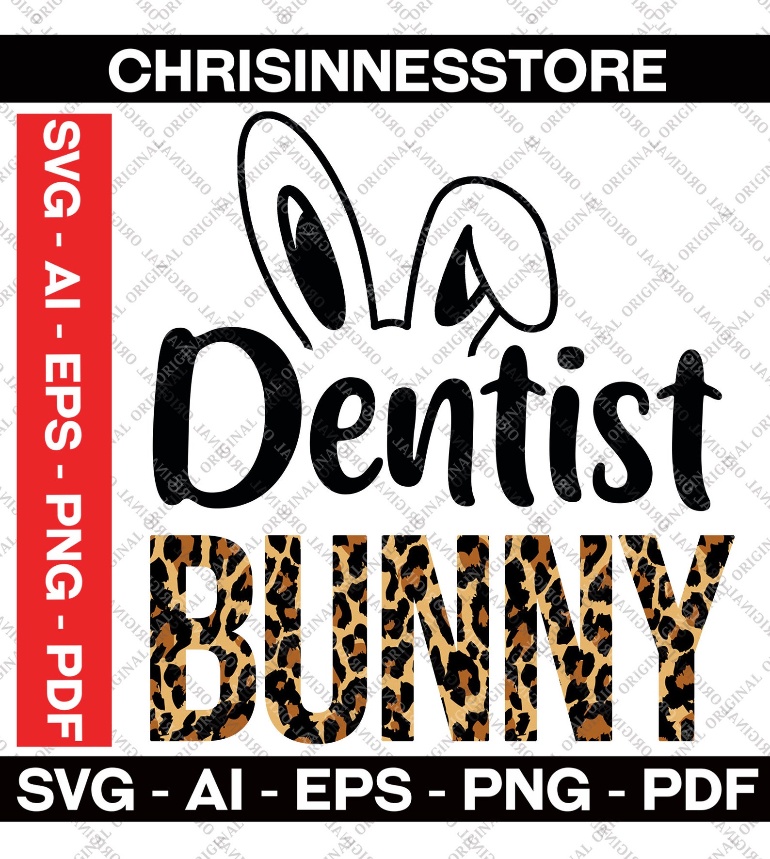Dentist Bunny SVG Dentist Easter Svg Easter Bunny Svg Etsy