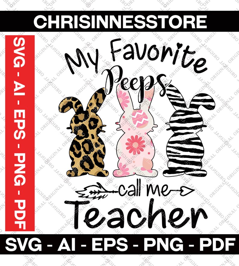 Download Teacher Easter Svg Teacher Easter Png Leopard Easter Teacher Svg My Favorite Peeps Call Me Teacher Svg Teacher Gifts Teacher Bunny Svg Prints Art Collectibles Efp Osteology Org