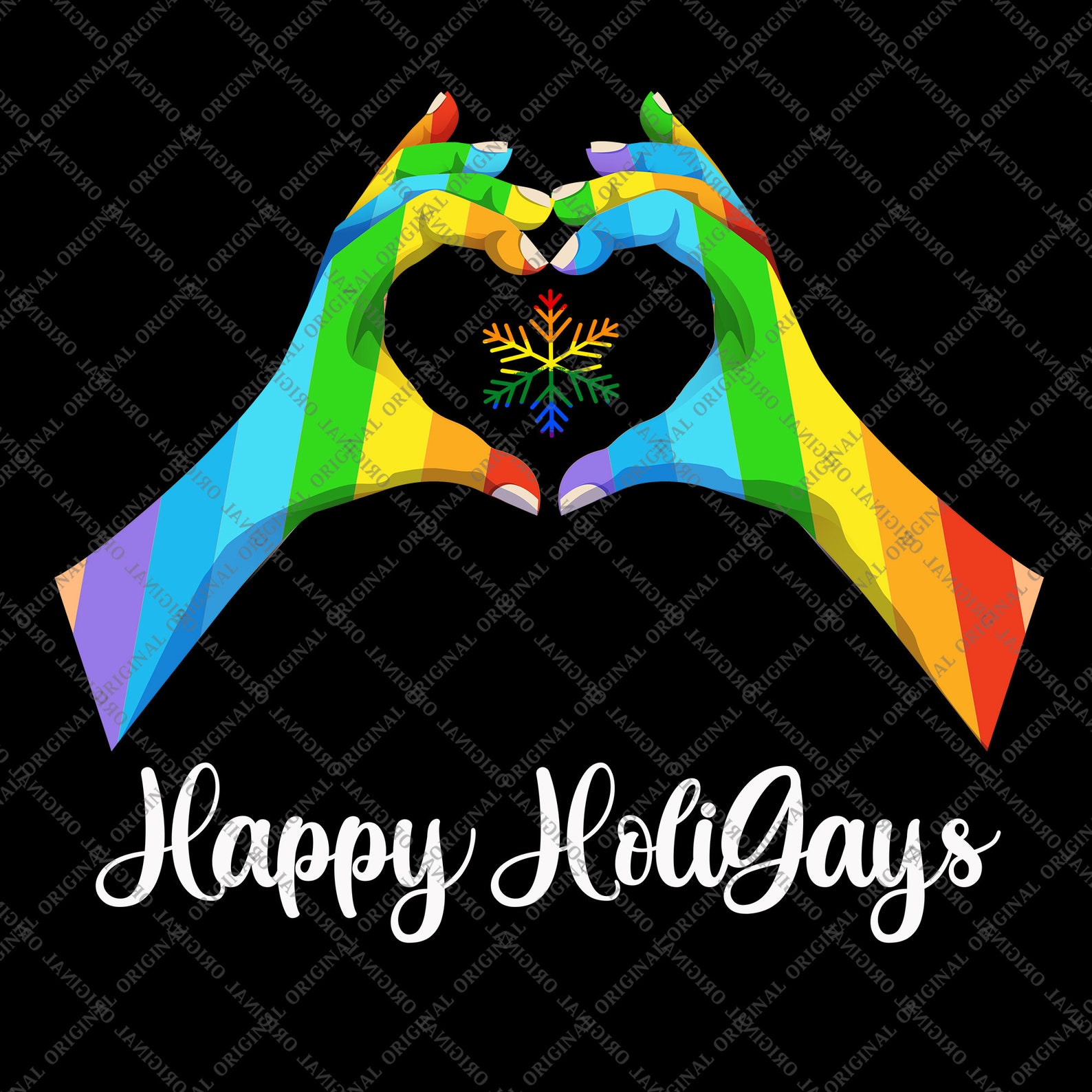 Christmas LGBT PNG Christmas Gay Png Happy Holigays Png Gay Etsy