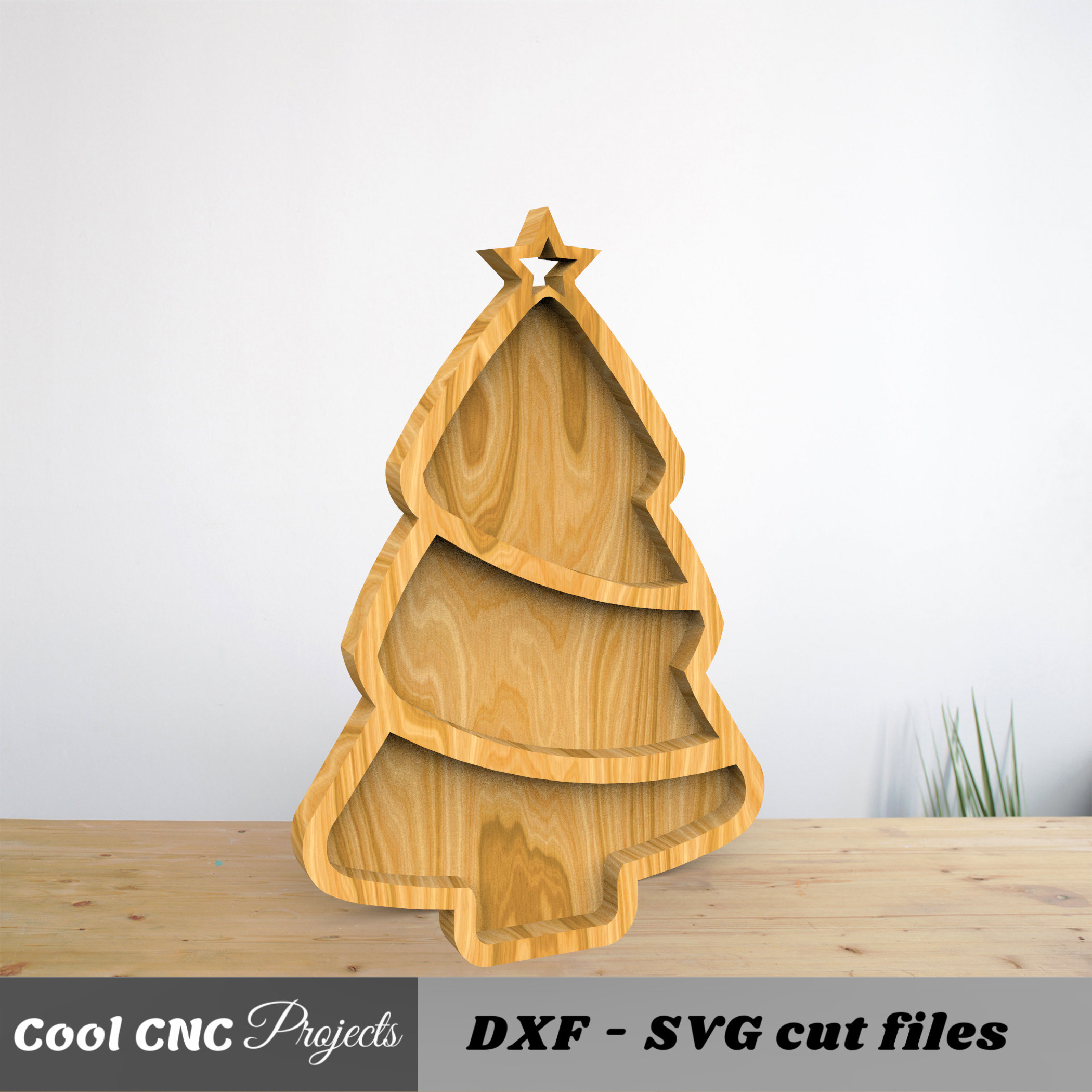 Christmas Tree CNC File for Wood CNC File CNC Router File dwg | Etsy